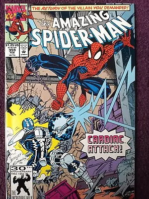 Buy Comics: Amazing Spiderman 359 1992 Cents Copy, Cardiac. • 20£