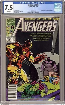 Buy Avengers #326 CGC 7.5 1990 3955700002 • 42.98£