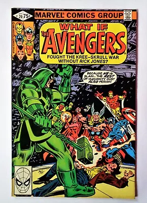 Buy WHAT IF Avengers #20 Marvel Comic 1980 Bronze Age Kree Skrull War MCU Multiverse • 18£