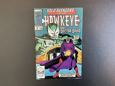 Buy Solo Avengers #10 Starring Hawkeye And Doctor Druid (Marvel 1988) • 3.55£