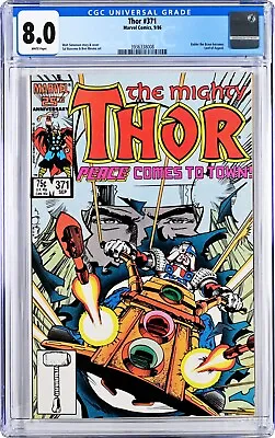 Buy Thor #371 CGC 8.0 (Sep 1986, Marvel) Walt Simonson, 1st Justice Peace Of The TVA • 51.34£