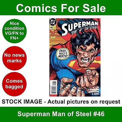 Buy DC Superman Man Of Steel #46 Comic - VG/FN+ 01 July 1995 • 3.99£