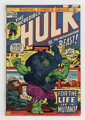 Buy Incredible Hulk #161 VG+ 4.5 1973 • 18.41£
