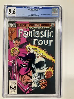 Buy Fantastic Four 257 Cgc 9.6 White Pages Marvel 1983 • 53.71£