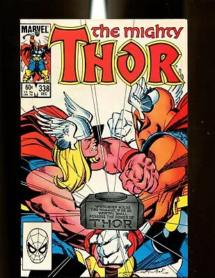Buy Thor #338 (Marvel 1983) 2nd Appearance And Origin Of Beta Ray Bill - NM/MT (9.8) • 35.54£