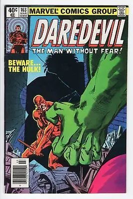 Buy Daredevil #163 (1964) Frank Miller Hulk 1980 Raw Unrestored Marvel Bronze Age • 28.14£