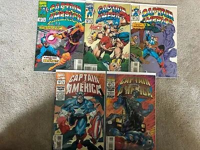 Buy Captain America, Marvel Comics, Vol 1, #s 422, 423, 424, 426, 428 • 30.88£