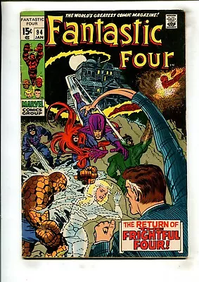 Buy Fantastic Four #94 (4.5) 1st Agatha Harkness!! 1969 • 40.54£