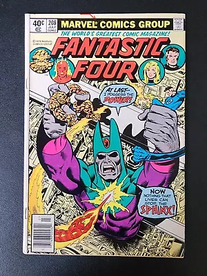Buy Marvel Comics Fantastic Four #208 July 1979 1st App New Campions Of Xandar • 3.95£