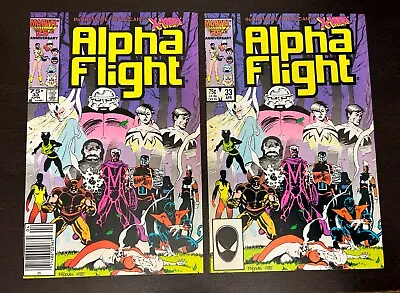 Buy ALPHA FLIGHT #33 (Marvel 1986) -- 1st LADY DEATHSTRIKE -- Direct + NEWSSTAND (A) • 12.64£
