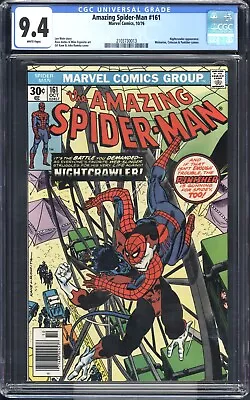 Buy Amazing Spider-Man #161 CGC 9.4 Nightcrawler, Wolverine & Punisher! • 159.90£