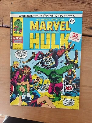 Buy The Mighty World Of Marvel Incredible Hulk Marvel Comic Issue 131 - 1975 • 1.50£