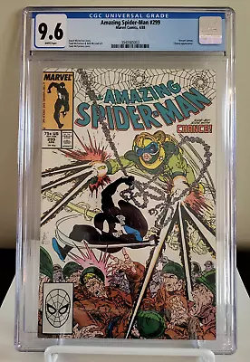 Buy Amazing Spider-Man 299 CGC 9.6 White Pages  🕷 Venom Cameo 🕷McFarlane • 158.11£