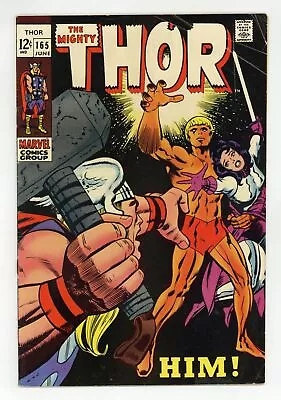 Buy Thor #165 VG 4.0 1969 1st Full App. Adam Warlock • 166.03£