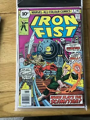 Buy Iron Fist Vol. 1 (1975-1977) #5 VF- VG 6.0 • 8£