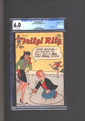 Buy Frizi Ritz #27 CGC 6.0 1st Peanuts Backup Story 1953 • 189.66£