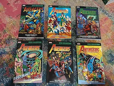 Buy MARVEL COMICS THE AVENGERS EPIC COLLECTION VOLUMES 3, 6, 7, 8, 9 & 10. Six TPBs. • 130£