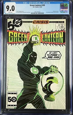Buy Green Lantern 195 (1985 DC) CGC 9.0 Guy Gardner Becomes Green Lantern • 31.97£