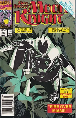 Buy MARC SPECTOR: MOON KNIGHT Vol. 1 #24 March 1991 MARVEL Comics - Midnight • 18.72£