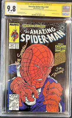 Buy Amazing Spider-Man #307 CGC 9.8 Signed X3 WP Classic Cover • 199.88£