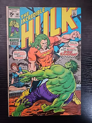 Buy Incredible Hulk #141 Bronze Age 1st Doc Samson Key Comic Book • 71.92£