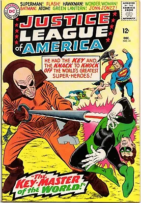 Buy DC Justice League Of America #41 1965 1st Appearance The Key Higher Grade • 39.59£