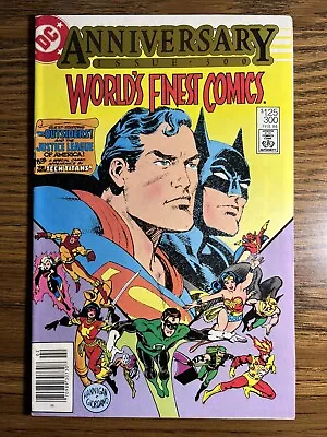 Buy World’s Finest Comics 300 Newsstand Batman Superman Dc Comics 1984 Vintage • 7.85£