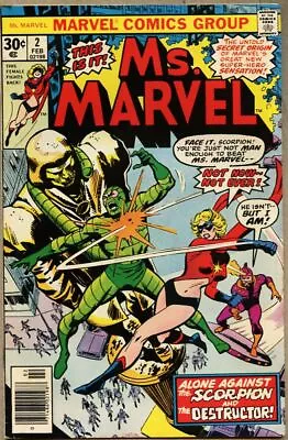 Buy Ms. Marvel #2-1977-fn- 5.5 John Buscema / Origin Of Ms Marvel • 11.48£