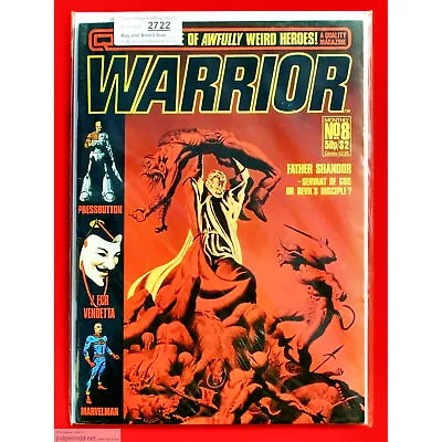 Buy Warrior # 8  1st Print V For Vendetta Alan Moore  Magazine Comic UK (Lot 2722 • 13.49£