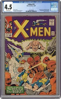Buy Uncanny X-Men #15 CGC 4.5 1965 1482309006 • 142.31£