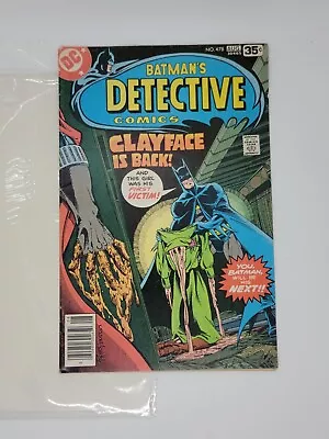 Buy Detective Comics #478 Last 35 Cent Cover  The Coming Of Clayface • 8.78£