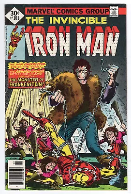 Buy Iron Man #101 (1977) [VF+] [Whitman Variant] 1st Appearance Of Dreadknight • 12£