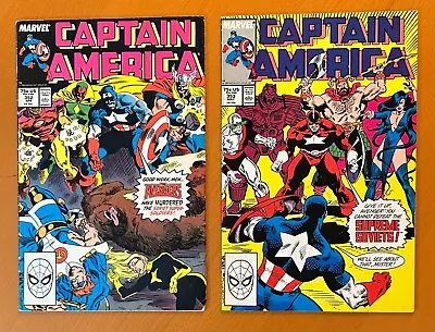 Buy Captain America #352 & 353 (Marvel 1989) 2 X FN- Comics • 7.12£