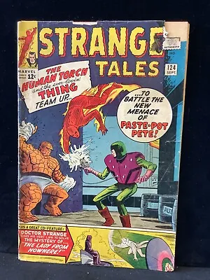 Buy Strange Tales 124 (1964 Marvel)  Human Torch Thing Team Up. Lower Grade • 19.99£