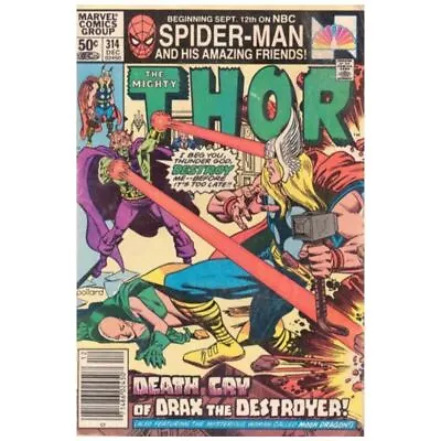 Buy Thor (1966 Series) #314 Newsstand In Very Fine + Condition. Marvel Comics [h% • 5.69£