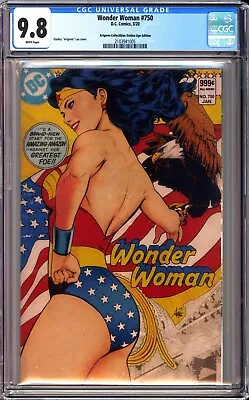 Buy WONDER WOMAN #750 CGC 9.8 Artgerm Collectibles Golden Age Variant DC Comics • 142.49£