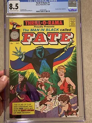 Buy Thrill-O-Rama #1/Silver Age Harvey Comic Book/CGC 8.5 Off-White To White Pages • 104.34£