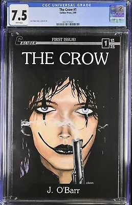 Buy The Crow 1 CGC 7.5 Caliber 1st Print 1989 White Pages • 558.55£