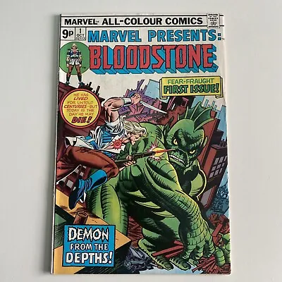 Buy Marvel Presents Bloodstone 1 (1975) - Key - 1st Ulysses Bloodstone Bronze Age • 10.99£