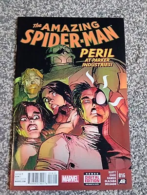 Buy AMAZING SPIDER-MAN # 16 (PERIL At PARKER INDUSTRIES, MAY 2015),  • 1.80£