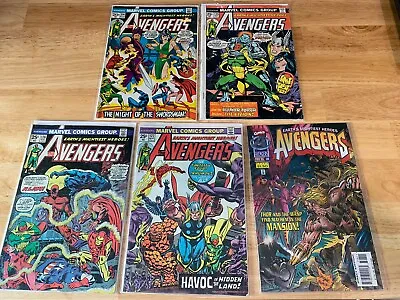 Buy The Avengers Lot Of 5 114, 126, 127, 135, 398. 1973-1996. Good Condition. (575 • 7£