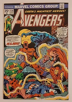 Buy Avengers #126 (Avengers Vs Klaw & Solarr!) 1974 MVS Intact  • 7.94£