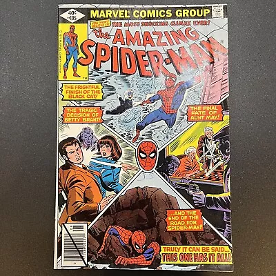 Buy Amazing Spider-Man 195 Marvel Comics 1979 2nd Appearance Black Cat & Origin • 16.09£
