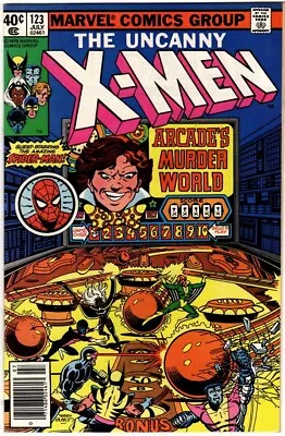 Buy Uncanny X-Men #123, Guest-starring Spider-Man,  HIGH GRADE 1979, News Stand Ed • 54.68£