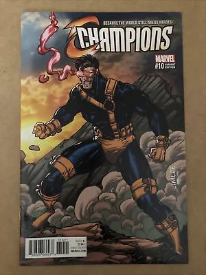 Buy Champions #10 (2017) Cyclops Jim Lee Trading Card Variant - NM Unread!! • 7.93£