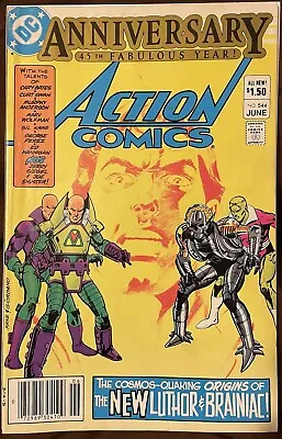 Buy Action Comics #544 Introduction Of Lex Luthor's Warsuit DC 1983 Newsstand  • 7.12£
