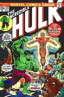 Buy Marvel Comics The Incredible Hulk Vol 1 #178 1974 6.0 FN 🔑 • 31.30£