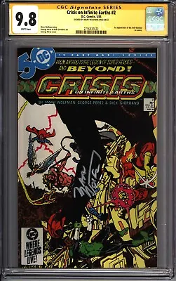 Buy * CRISIS On Infinite Earths #2 CGC 9.8 SS Signed Wolfman (Perez) (2716937023) * • 220.92£
