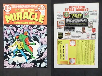 Buy Mister Miracle # 15 - 1st Shilo Norman, Jack Kirby Cover & Art NM- Bronze 1973 • 13.25£