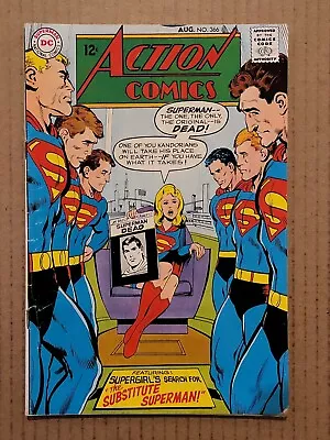 Buy Action Comics #366 Supergirl DC 1968 VG+ • 11.98£